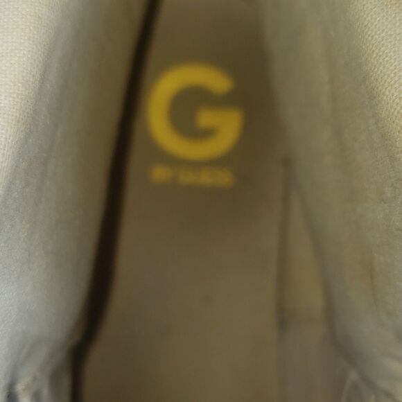 G by Guess Gold Sparkly High-Top Sneakers Women’s Size 9 Metallic Vintage Shoes - Picture 6 of 7